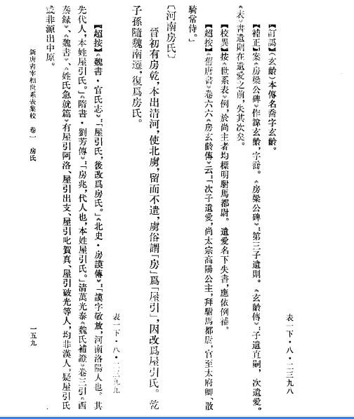《新唐书宰相世系表集校》之《房氏》：房氏谱牒资料.jpg