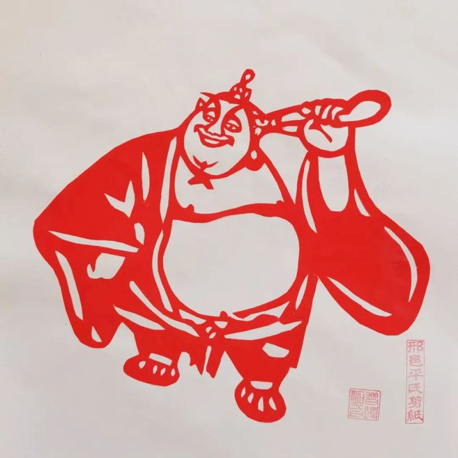 邢邑平氏剪纸传承人平江红开展非遗剪纸亲子活动（文献整理）.jpg