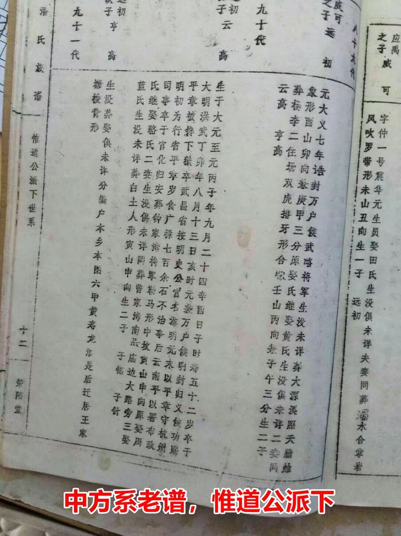 江苏籍明初云南平章潘原（元）明与中方谱潘云高或梦奎公次子潘远明辨析（文化资料整理）.jpg