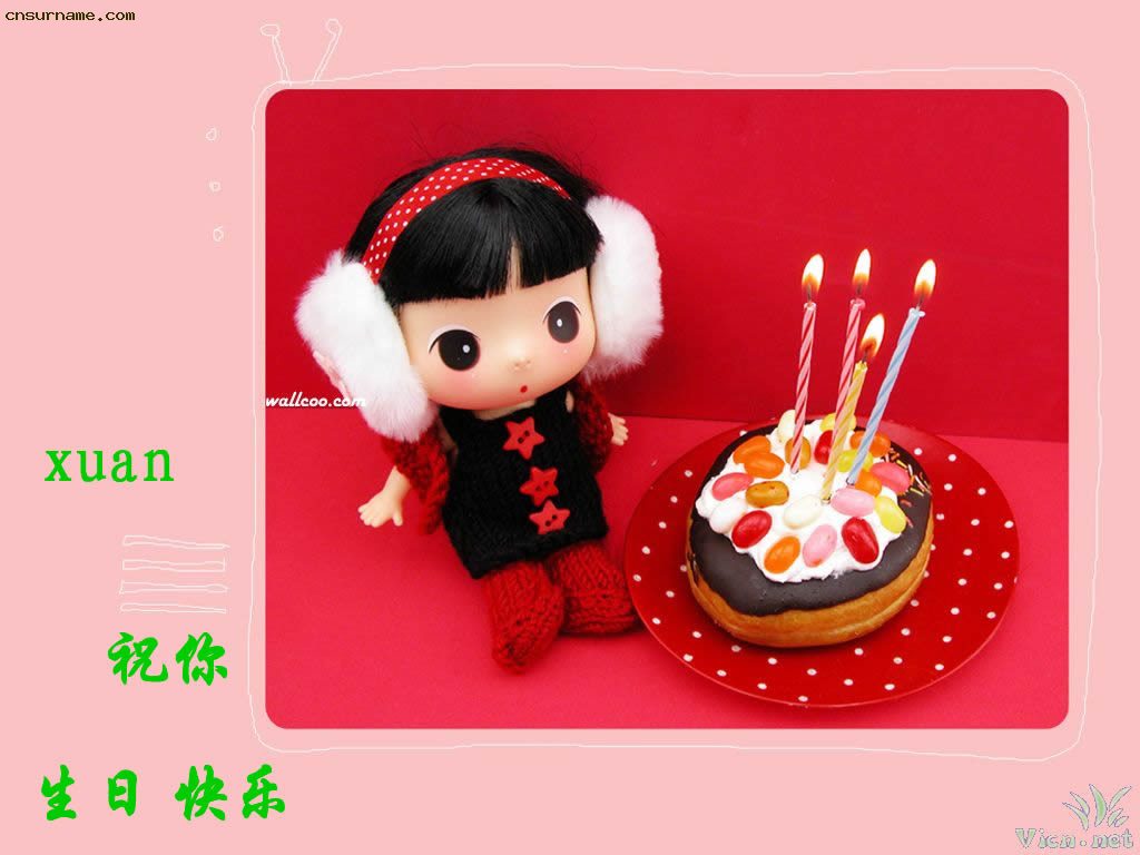 楼主xuan生日快乐
