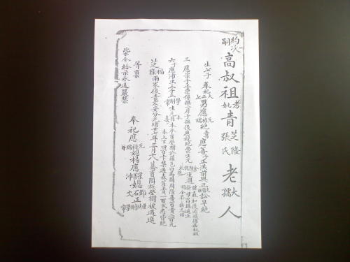 青氏家谱