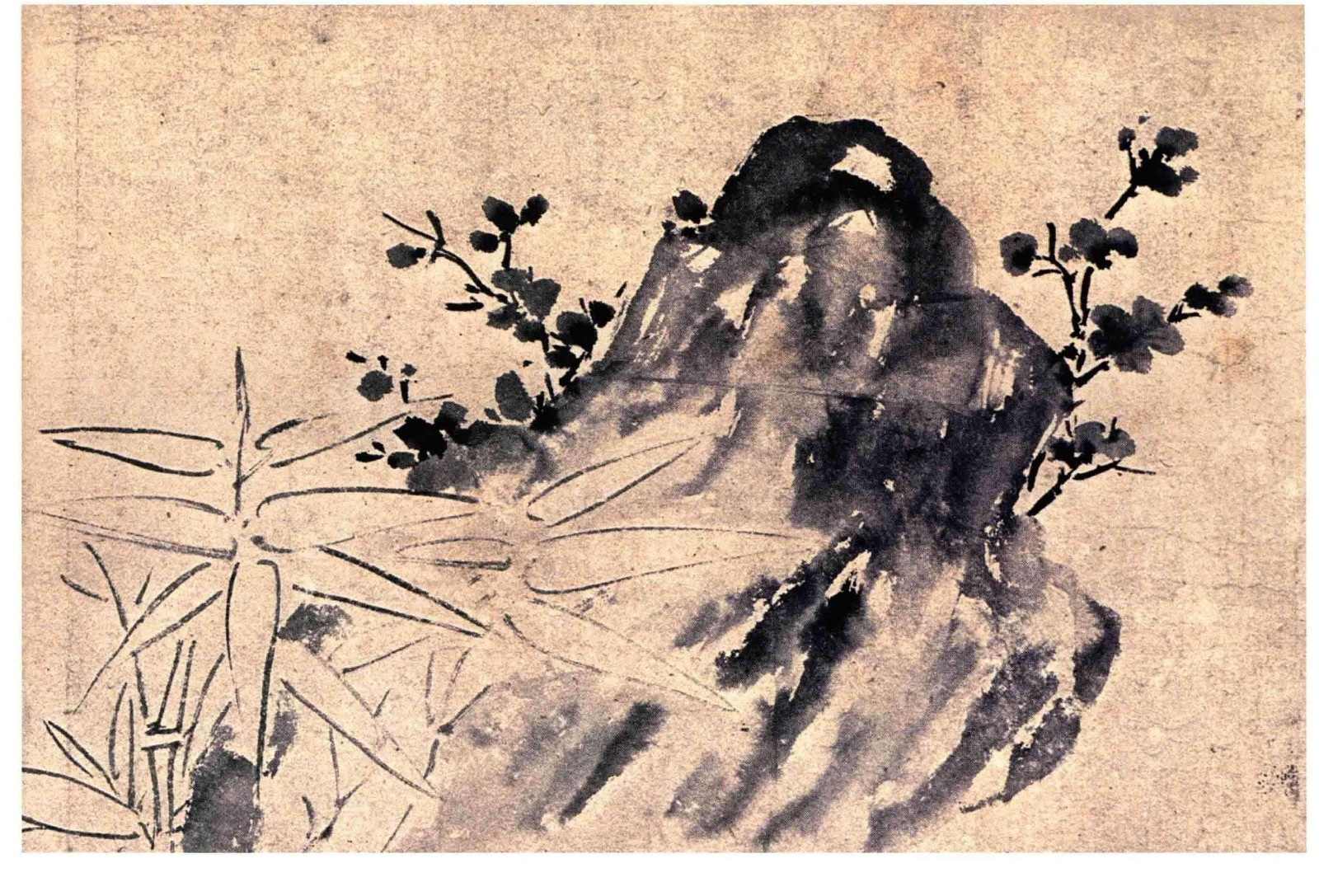 《徐渭书画全集》 绘画卷  墨花四段卷.png