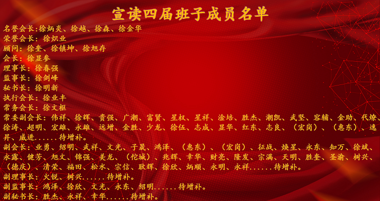 热烈️贺广东徐氏笫四届换届选举圆满成功 附 光荣榜.png