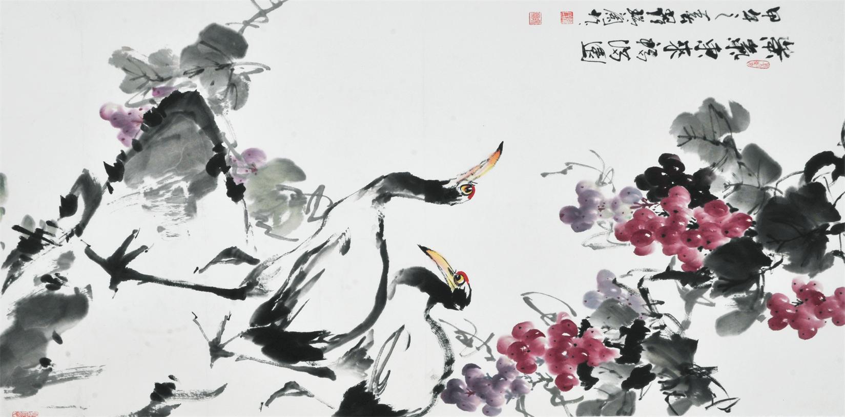 《2014天能杯世界挥公颂第二届书画摄影大赛》绘画作品展（文化资料）.jpg