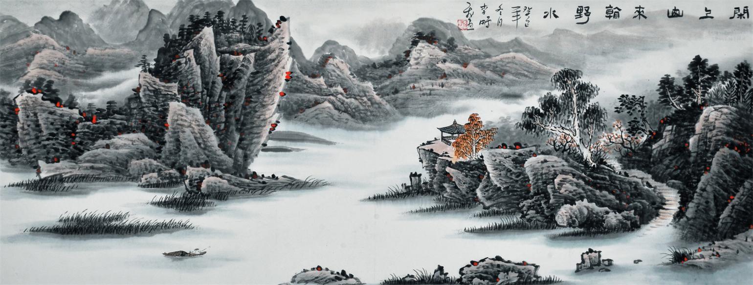 《2014天能杯世界挥公颂第二届书画摄影大赛》绘画作品展（文化资料）.jpg